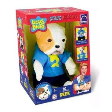 Imagem de Boneco Pet Cachorro Filhotinho Geek Luccas Neto - Roma brinquedos
