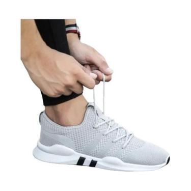 Imagem de Tênis Casuais Masculinos Respiráveis Para Caminhada, Antiderrapantes, 