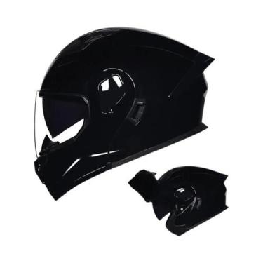 Imagem de ORZ-103 NOVA motocicleta modular flip capacete material ABS lente dupl