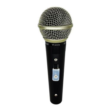Imagem de Microfone Leson Sm58 P4 Preto Brilhante