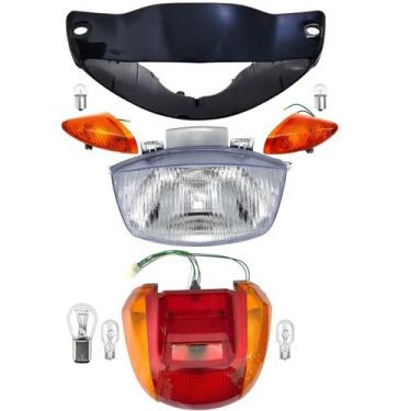 Imagem de Carenagem Farol, Pisca, Lanterna, Bloco Biz 100 Azul 2004 - Dnsa
