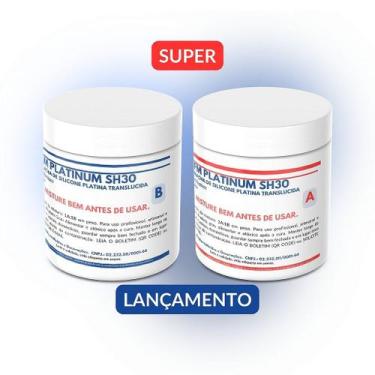 Imagem de Borracha de Silicone Platina MFM-PLATINUM SH30 - Grau Alimentício, Kit