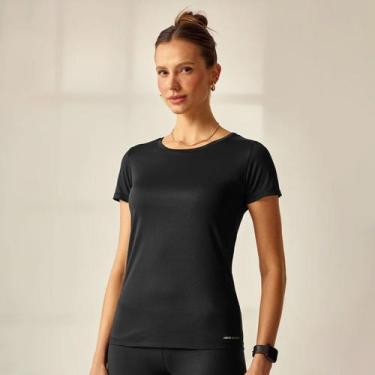 Imagem de Camiseta Hope Básica Feminina, Preto, M