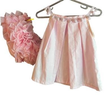 Imagem de Conjunto Bunda Rica Bebê Menina com Babados Luxo Cores - Baby luxo, Ki