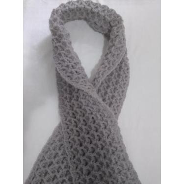 Imagem de Cachecol de Crochê Unissex - CK Artesanato