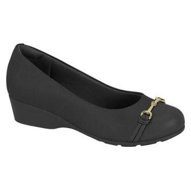Imagem de Sapato Anabela Modare Ultraconforto 7014293 Feminino, Preto, 36