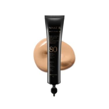 Imagem de Refil Base Líquida com FPS 80 Make B. Retinol H+ 26g - Maquiagem, Cor 