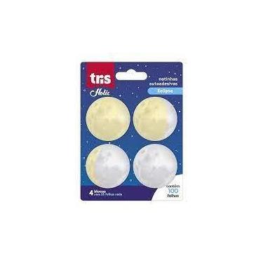 Imagem de Notas Adesivas Eclipse Tris Holic - 4 Blocos de 25 Folhas 45x45mm