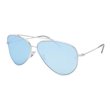 Imagem de Óculos de Sol Ray Ban Reverse RBR0101S 003/GA Prata - Ray-Ban