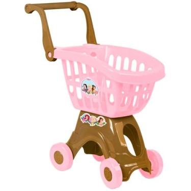 Imagem de Carrinho de Compras Infantil - Princesas Disney - Cotiplás