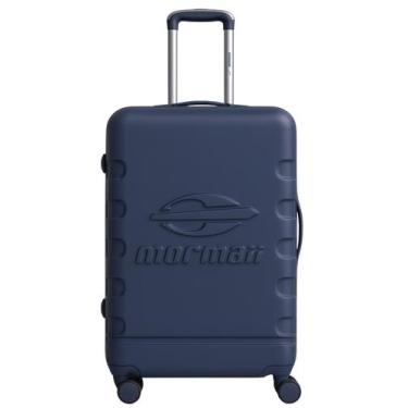 Imagem de Mala Bagagem de Viagem ABS Rodinha 360 Mormaii MOR3602, Azul, G