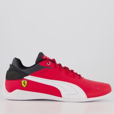 Imagem de Tênis Puma Scuderia Ferrari Drift Cat Delta Vermelho, 42