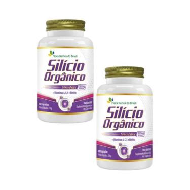 Imagem de 2x Silício Orgânico E Vitaminas 60 Cápsulas Flora Nativa - Flora Nativ