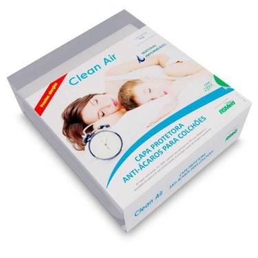 Imagem de Protetor de Colchão King 30cm Impermeável Antiácaro Clean Air - Rsmed,