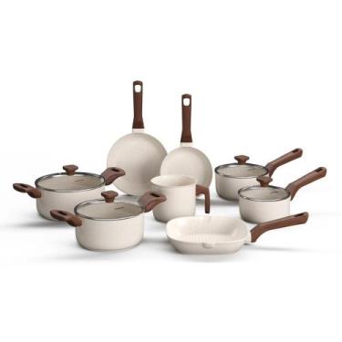 Imagem de Conjunto de Panelas 8 Peças Pratic Cook Marmol - Mimo Style