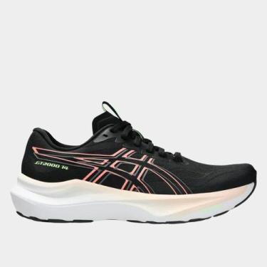 Imagem de Tênis Asics Gt-2000 14 Feminino, Preto, Rosa, 38