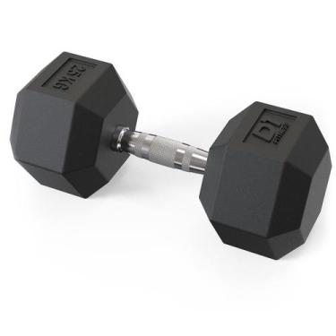 Imagem de Dumbbell Sextavado Emborrachado - 25kg - D1 Fitness
