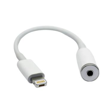 Imagem de Conversor Lightning para P2 MDM Áudio 3,5MM para Fone com Fio Branco 1 Unidade