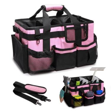 Imagem de Organizador de Limpeza DOODLEBEAN 36 x 25 x 23 cm Bolsa Rosa