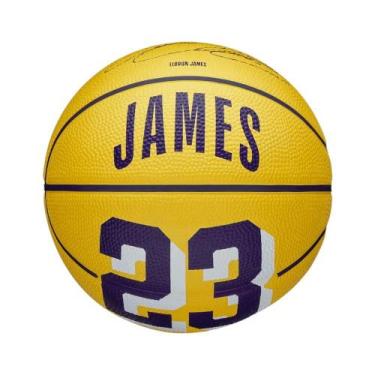 Imagem de Bola de Basquete Wilson Player Icon Mini Lebron James 3