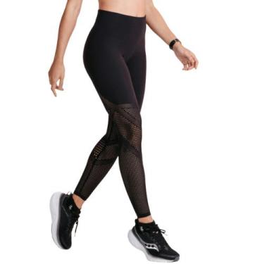Imagem de Calça Legging Feminina LSport Sem Costura Detalhes Nas Pernas Lupo, GG