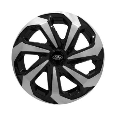 Imagem de Calota Esportiva Aro 13 Spider Black/Silver Ford Ka - Elitte
