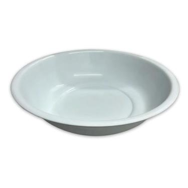 Imagem de Bacia de Ágata Branca Nº36 Esmaltada Rituais Umbanda 36 cm - Metal Gri