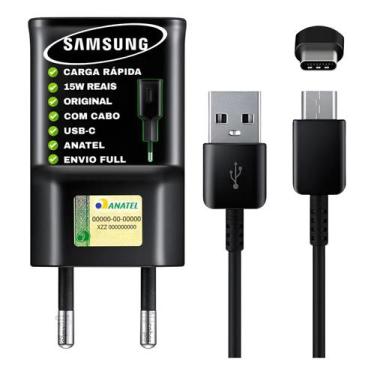 Imagem de Carregador 15w Turbo Tipo C Original Samsung A06 A16 A26 A36 A56, Pret