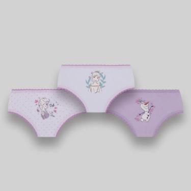 Imagem de Kit 3 Calcinha Infantil Lobinha Frozen 18202-089, Sortido0917, M