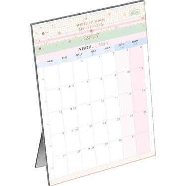 Imagem de Calendario Mesa Planner Soho 2027 Tilibra, Unico, Unico