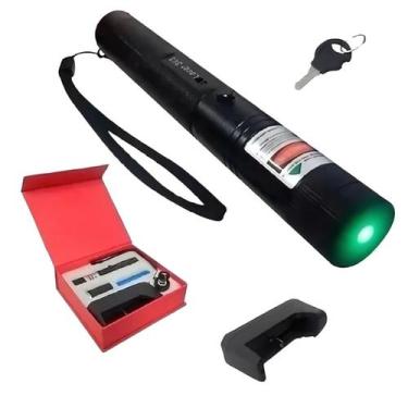 Imagem de Caneta Laser Pointer Ultra Potênte Recarregável 50km - Friburgo Comerc