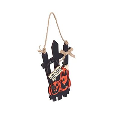 Imagem de Sinal de boas-vindas do Ghost Festival, decorações de Halloween à prova d'água de madeira para o Halloween