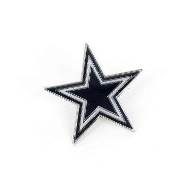 Imagem de aminco Broche com logotipo do time NFL Dallas Cowboys, aproximadamente 2,5 a 3,8 cm x 2,5 a 3,8 cm.