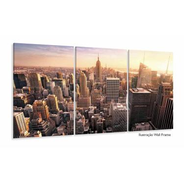 Imagem de Quadros Decorativos Paisagem New York City Sala Hall 120x60