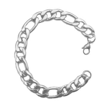 Imagem de Pulseira Masculina Grossa Torcido 10mm Largura Aço Inox