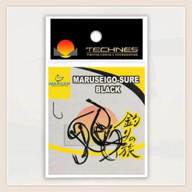 Imagem de Anzol Maruseigo-sure Black Technes - C/ 10 Und Tamanho Nº 14