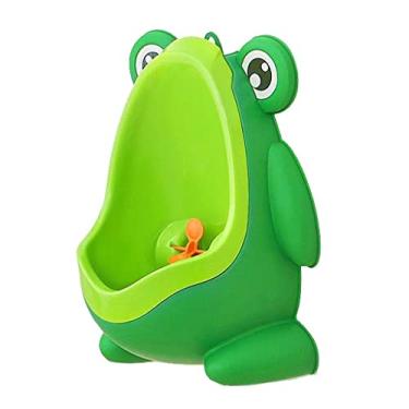 Imagem de simhoa Urinol infantil portátil Frog Pee para crianças de 1 a 6 anos - verde