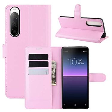 Imagem de HONGYAN Capa de telefone Para Sony Xperia 10 Ii Litchi Texture Horizontal Flip Case Protetora com Slips & Cartões Slots & Carteira Capa protetora