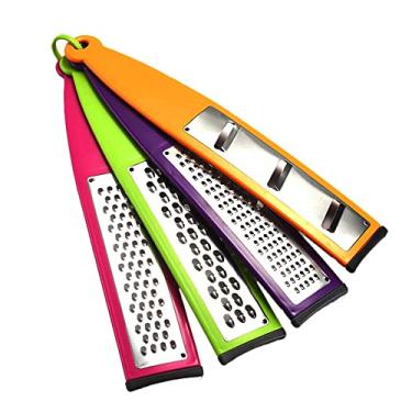 Imagem de Conjunto de fatiador de legumes multiuso 4 peças de aço inoxidável ralador de queijo e picador de legumes para legumes frutas cortador de mão ralador cortador de cortador de utensílios de cozinha