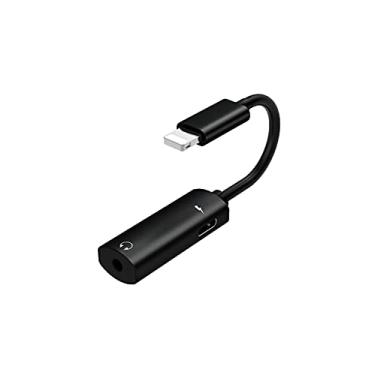 Imagem de Adaptador de fone de ouvido Lightning para conector de áudio auxiliar de 3,5 mm e carregador dongle divisor de fone de ouvido para iPhone 11 12 Mini pro max xs xr x se 7 8 Plus iPad Air Power Conector