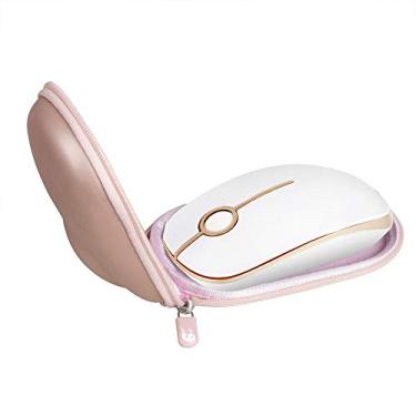Imagem de Hermitshell Estojo de viagem para mouse sem fio Jelly Comb 2,4G Slim (apenas capa) (ouro rosa)