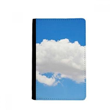 Imagem de Porta-passaporte Blue Sky Sunshine Nuvens Brancas Notecase Burse carteira capa porta-cartão, Multicolor