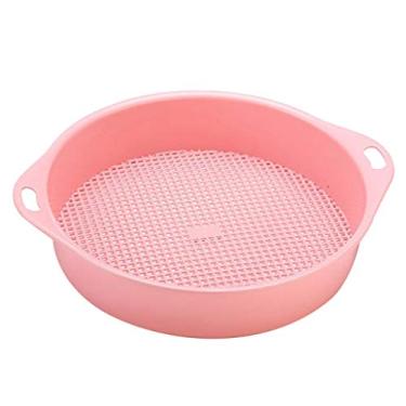 Imagem de Fenteer Peneira de Plástic 3mm Peneira de Jardim de, Vermelho