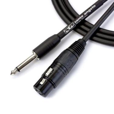 Imagem de Cabo Santo Angelo Ninja Microfone P10 - Xlr Femea - 3 Metro