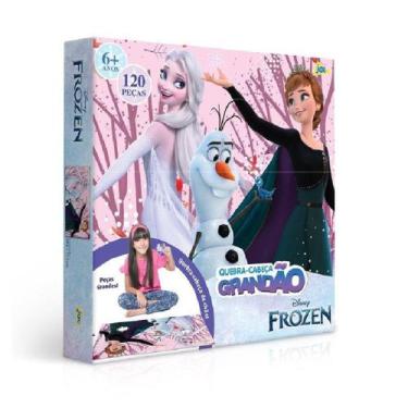 Imagem de Quebra-Cabeça Frozen 120 Peças Grandão - Toyster