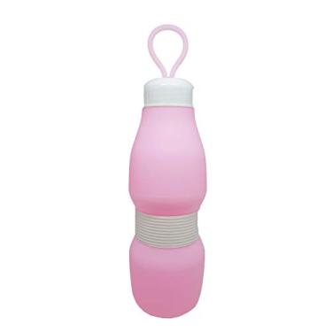 Imagem de Garrafa de Silicone Retrátil - 560ml Rosa