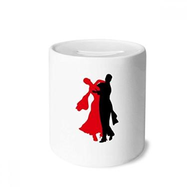 Imagem de Dançarino Social Dancing Duet Dança Dinheiro Caixa de Cerâmica Porta-Moedas Presente