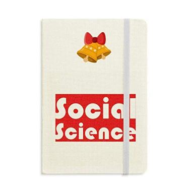 Imagem de Caderno vermelho de ciências sociais da Course And Major Mas, Jingling Bell