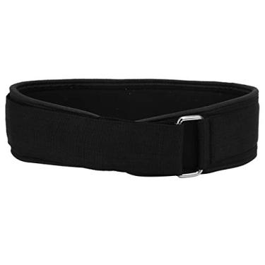 Imagem de Cinto de proteção de cintura, cinto de levantamento de peso ajustável ergonomicamente projetado, portátil, de alta densidade, durável para levantamento de peso, academia, agachamentos, almoços (M)