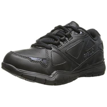 Imagem de Fila Tênis de treinamento cruzado lado a lado (criança pequena/criança grande), Preto/Preto/Preto, 1 Little Kid